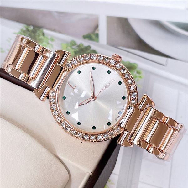 watches wristwatches full wrist ladies girl crystal style luxury metal steel band quartz clock l90, Silver
watches wristwatches full wrist ladies girl crystal style luxury metal steel band quartz clock l90, Silver