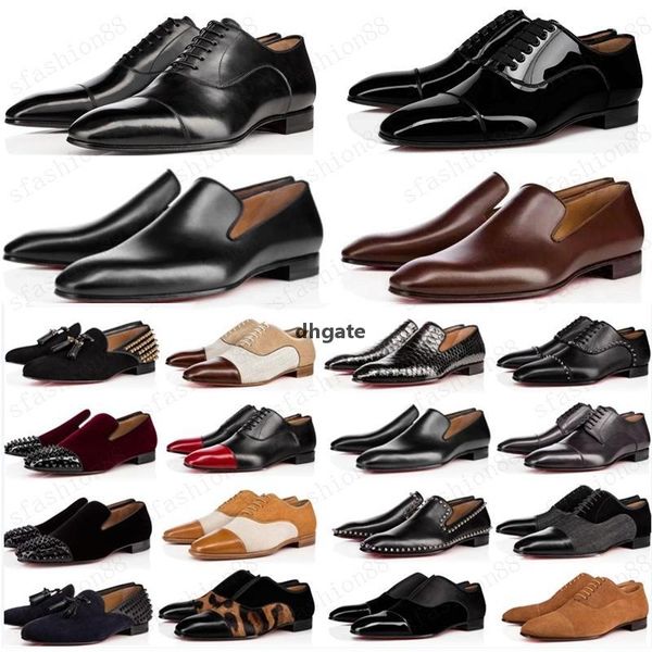 red-bottoms christians 2021 designer mens shoes loafers black red spike patent leather slip on dress wedding flats shoe for business pa flc
red-bottoms christians 2021 designer mens shoes loafers black red spike patent leather slip on dress wedding flats shoe for business pa flc