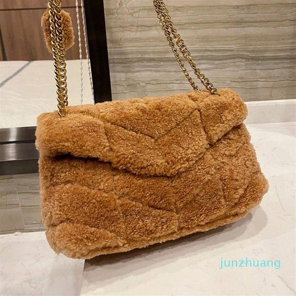 designer- puffer lambswool crossbody bag women lambs wool fur shoulder handbags winter v quilted messenger handbag3155
designer- puffer lambswool crossbody bag women lambs wool fur shoulder handbags winter v quilted messenger handbag3155