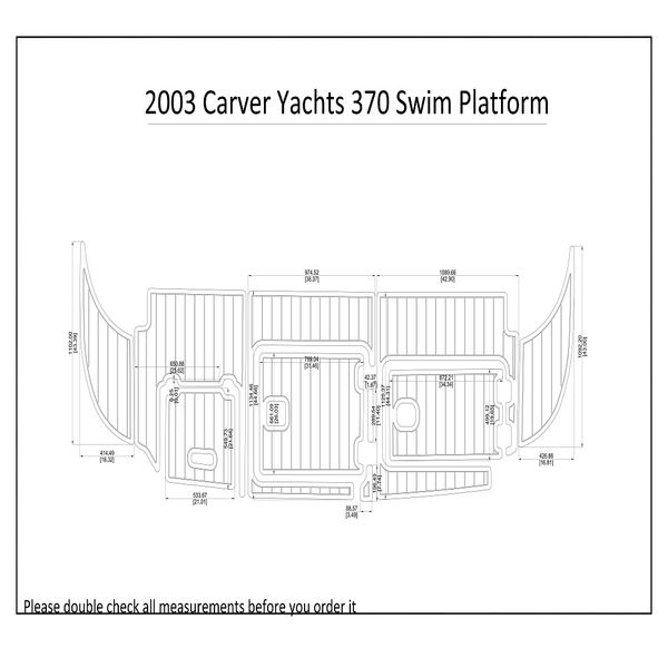 2003 carver yachts 370 swim platform boat eva faux foam teak deck floor pad
2003 carver yachts 370 swim platform boat eva faux foam teak deck floor pad
