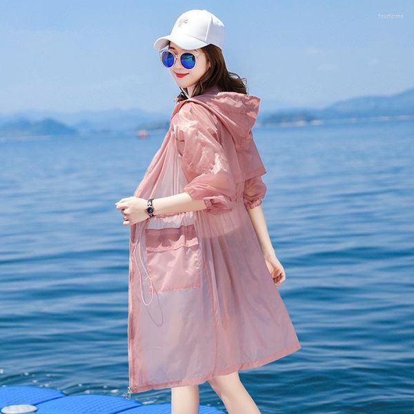 women's jackets 2022 summer women's fashion long sunscreen coats female solid color hooded ladies thin sun protection clothing t14, Black;brown
women's jackets 2022 summer women's fashion long sunscreen coats female solid color hooded ladies thin sun protection clothing t14, Black;brown
