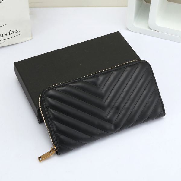 2023 Designers Old Cowhide Wallet Classic High Quality Single Zipper Designer Mens Womens Leather Bag Multi slot Lady Long Wallet, Black
2023 Designers Old Cowhide Wallet Classic High Quality Single Zipper Designer Mens Womens Leather Bag Multi slot Lady Long Wallet, Black