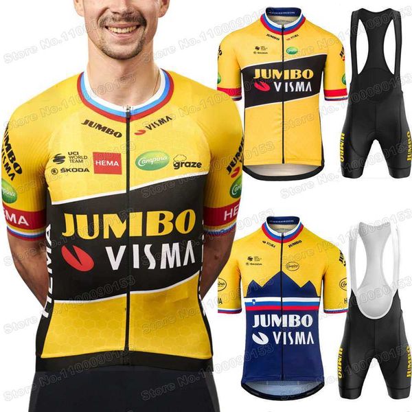 2022 team jumbo visma cycling jersey short sleeve set slovenian champion clothing road race bike shirts suit bicycle bib shorts, Black;red
2022 team jumbo visma cycling jersey short sleeve set slovenian champion clothing road race bike shirts suit bicycle bib shorts, Black;red