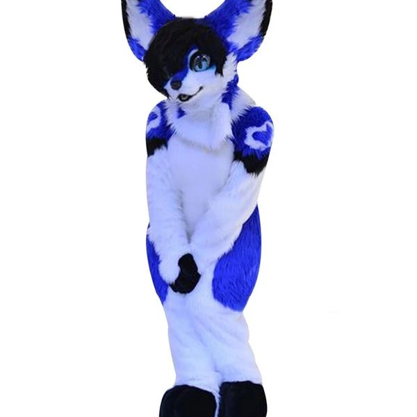 blue husky fox medium length fur mascot costume walking halloween christmas large event suit party role play, Red;yellow
blue husky fox medium length fur mascot costume walking halloween christmas large event suit party role play, Red;yellow