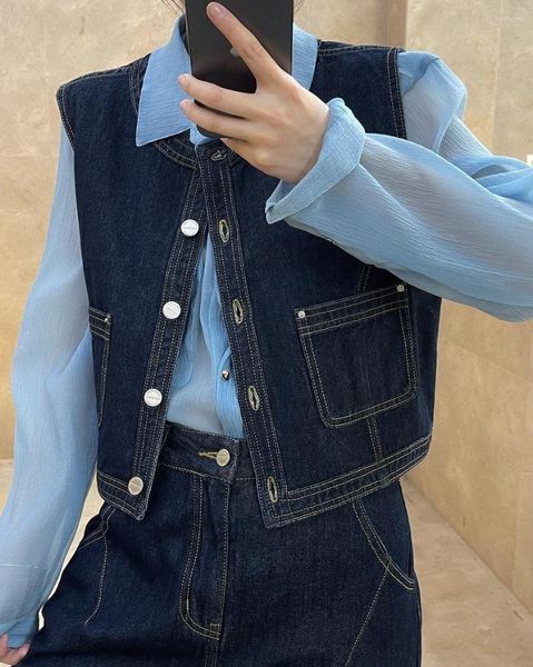 women's jackets outerwear & coats woman stylish collection jeans vest, Black;brown
women's jackets outerwear & coats woman stylish collection jeans vest, Black;brown