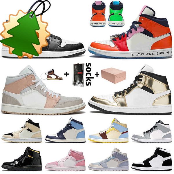 2022 with box mid white shadow jumpman 1 1s basketball shoes melody fearless milan metallic gold digital pink twist womens mens trainers
2022 with box mid white shadow jumpman 1 1s basketball shoes melody fearless milan metallic gold digital pink twist womens mens trainers