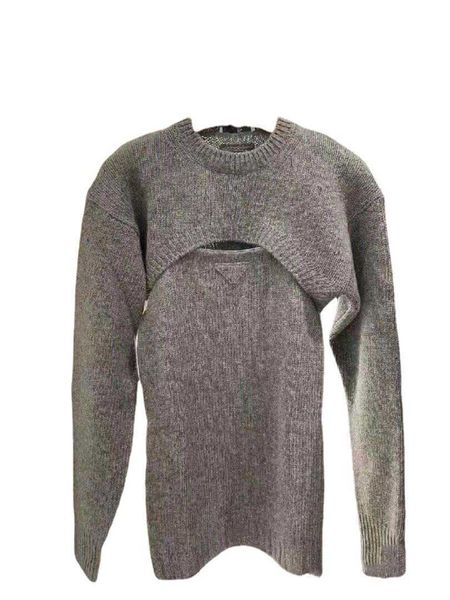 women's sweaters grey knitwear women's 2023 early spring new slim versatile two piece sweater, White;black
women's sweaters grey knitwear women's 2023 early spring new slim versatile two piece sweater, White;black