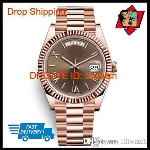 daydate yellow rose gold watch mens women luxury watch day-date president automatic designer watches mechanical roma dial wristwat263i, Slivery;brown
daydate yellow rose gold watch mens women luxury watch day-date president automatic designer watches mechanical roma dial wristwat263i, Slivery;brown