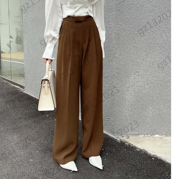 women pants straight casual suit trousers high-waisted and wide-legged slimming pleated trouser fashion joker commuting style womens clothin, Black;white
women pants straight casual suit trousers high-waisted and wide-legged slimming pleated trouser fashion joker commuting style womens clothin, Black;white
