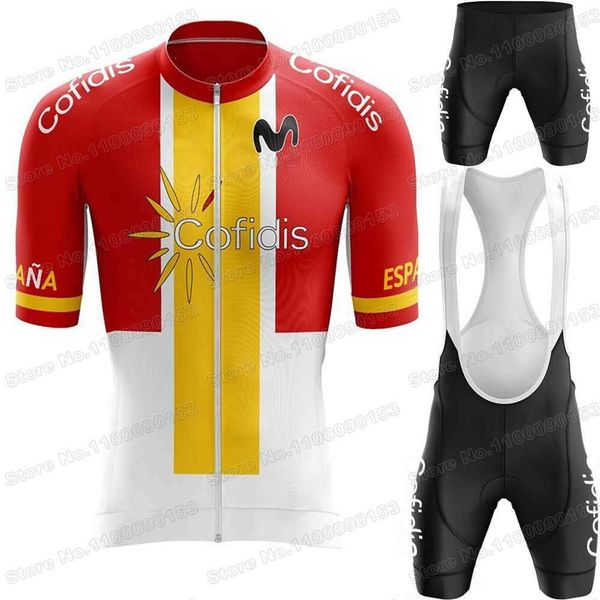 2022 Cofidis Spain Cycling Jersey Set Summer Cycling Clothing Men Road Bike Shirt Suit Bicycle Bib Shorts Maillot Ciclismo Ropa
2022 Cofidis Spain Cycling Jersey Set Summer Cycling Clothing Men Road Bike Shirt Suit Bicycle Bib Shorts Maillot Ciclismo Ropa