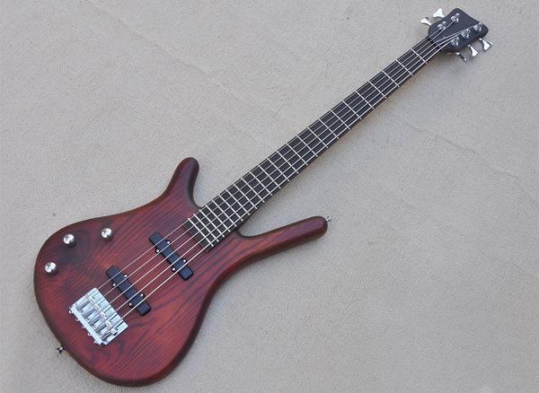 5 strings left hand ash electric bass guitar wit matte paint rosewood fretboard
5 strings left hand ash electric bass guitar wit matte paint rosewood fretboard