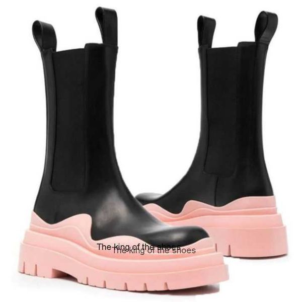 women man bottega pink soles boots luxury tire lean leather chelsea women's booties men lug platform chunky shoes lady knight boots des, Black
women man bottega pink soles boots luxury tire lean leather chelsea women's booties men lug platform chunky shoes lady knight boots des, Black