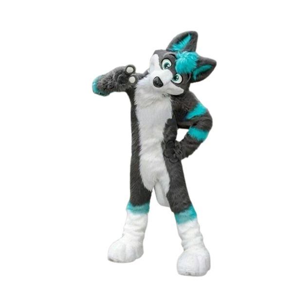 long fur blue grey wolf husky dog mascot costume furry suits party cartoon dress outfit carnival halloween xmas easter ad clothe, Red;yellow
long fur blue grey wolf husky dog mascot costume furry suits party cartoon dress outfit carnival halloween xmas easter ad clothe, Red;yellow