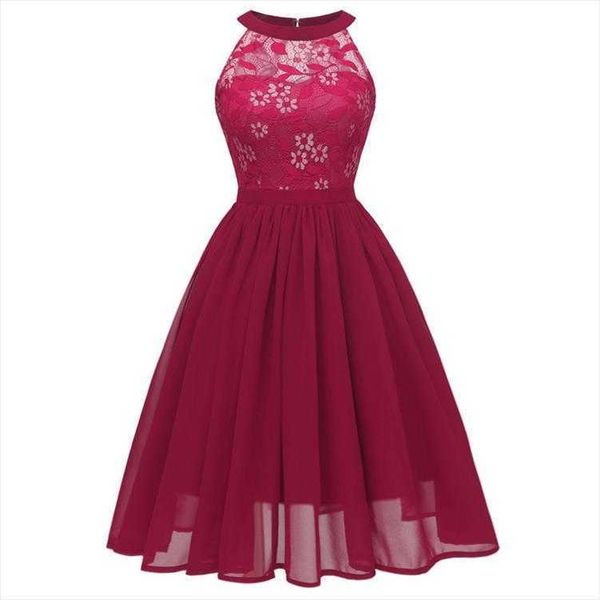 spring and summer casual dresses slim chiffon halter large swing dress lace, Black;gray
spring and summer casual dresses slim chiffon halter large swing dress lace, Black;gray