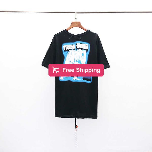 t shirt fashion brand offs ows iceman printed round neck short sleeve men's and women's t-shirt, White;black
t shirt fashion brand offs ows iceman printed round neck short sleeve men's and women's t-shirt, White;black
