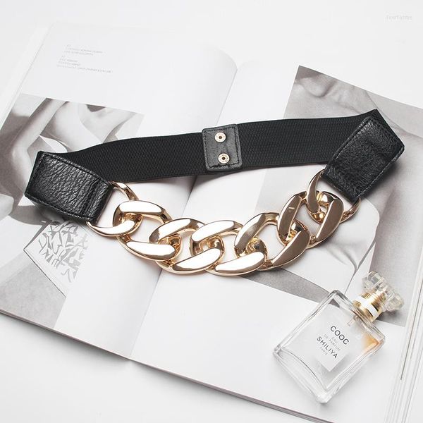 belts european fashion metal chain link waistband for women autumn female coat shirt dress elastic strech strap slim corset girdle, Black;brown
belts european fashion metal chain link waistband for women autumn female coat shirt dress elastic strech strap slim corset girdle, Black;brown