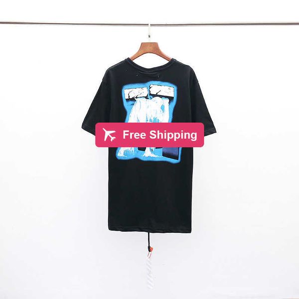 t shirt fashion brand offs ows iceman printed round neck short sleeve men's and women's t-shirt, White;black
t shirt fashion brand offs ows iceman printed round neck short sleeve men's and women's t-shirt, White;black