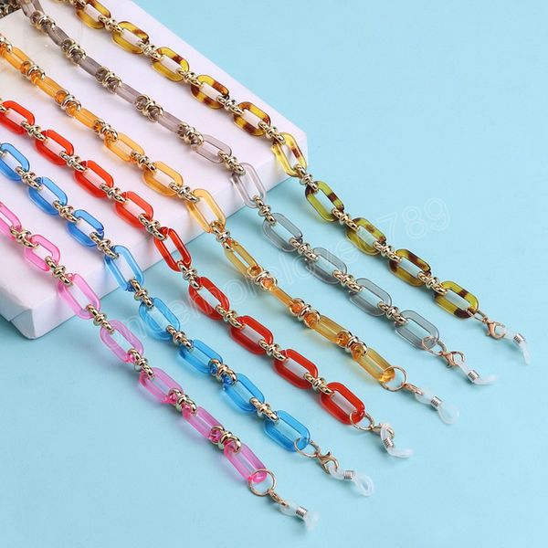 fashion acrylic glasses chain women resin sunglasses holder cords chains lanyard masks hang necklace strap
fashion acrylic glasses chain women resin sunglasses holder cords chains lanyard masks hang necklace strap