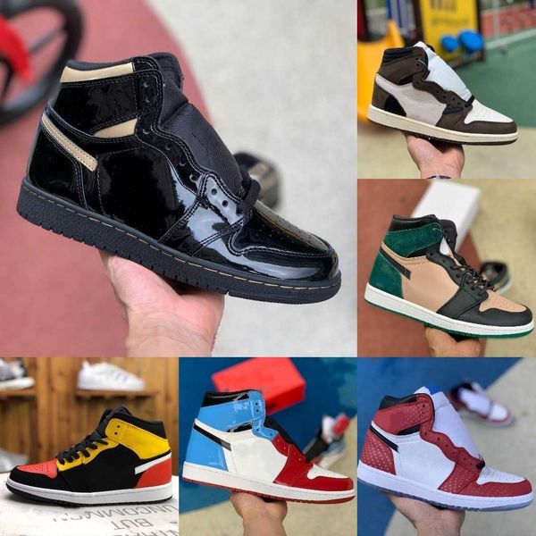 jumpman 1 1s high sports basketball shoes men women stage haze stealth prototype candy turbo green unc obsidian bred fearless dark, Black 
jumpman 1 1s high sports basketball shoes men women stage haze stealth prototype candy turbo green unc obsidian bred fearless dark, Black