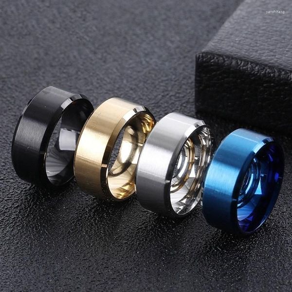 new fashion 2022 cluster rings 8mm stainless steel ring for men retro black gold silver blue color women fashion jewelry gift party, Golden;silver
new fashion 2022 cluster rings 8mm stainless steel ring for men retro black gold silver blue color women fashion jewelry gift party, Golden;silver