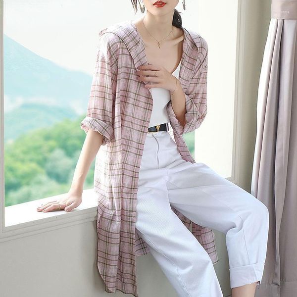 women's jackets lattice chiffon shirts summer long sleeve sun protection clothing women korean fashion blouses loose long-style blusas, Black;brown
women's jackets lattice chiffon shirts summer long sleeve sun protection clothing women korean fashion blouses loose long-style blusas, Black;brown