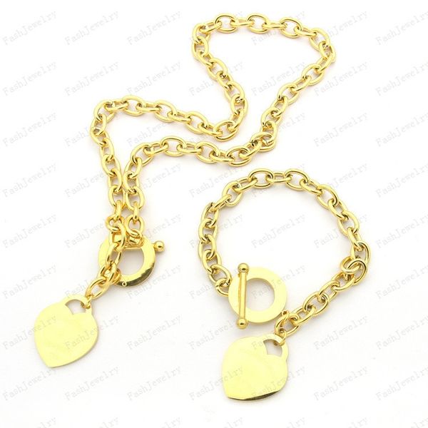 gold designer women necklace bracelet luxury classic heart set 925 link girl valentines day love gift jewelry wholesale and retail with box, Black
gold designer women necklace bracelet luxury classic heart set 925 link girl valentines day love gift jewelry wholesale and retail with box, Black