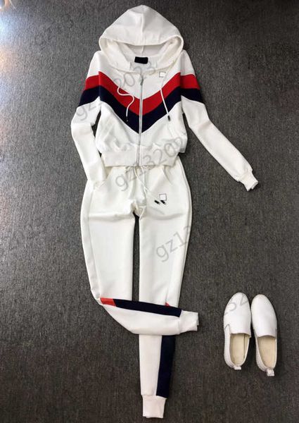 two piece sets womens two piece pants contrasting color striped decorative hooded drawstring jacket elastic waist lace-up trousers women clo, White
two piece sets womens two piece pants contrasting color striped decorative hooded drawstring jacket elastic waist lace-up trousers women clo, White