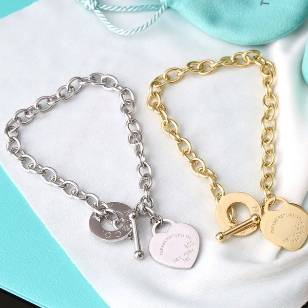 luxurys link designer bracelet women lucky link charm bracelets love trendy fashion no fading fine jewelry elegant temperament versatile lev, Golden;silver
luxurys link designer bracelet women lucky link charm bracelets love trendy fashion no fading fine jewelry elegant temperament versatile lev, Golden;silver