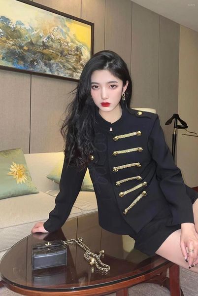 women's jackets women coats & 2022 runway luxury european design party style women's clothing, Black;brown
women's jackets women coats & 2022 runway luxury european design party style women's clothing, Black;brown