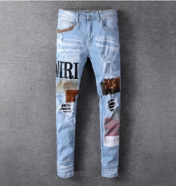 hip hop jeans men high street fashion brand new black patch embroidery stretch slim fit jeans mens summer3127661, Blue
hip hop jeans men high street fashion brand new black patch embroidery stretch slim fit jeans mens summer3127661, Blue