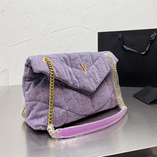 womens retro satchel designer bags puffer series purple green fabric hardware chain crossbody classic quilted matelasse purse fren189y
womens retro satchel designer bags puffer series purple green fabric hardware chain crossbody classic quilted matelasse purse fren189y
