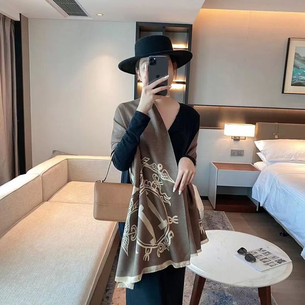 fashion scarf autumn winter new h horse imitation cashmere scarfs women's fashion high sense light and extravagant cape style, Blue;gray
fashion scarf autumn winter new h horse imitation cashmere scarfs women's fashion high sense light and extravagant cape style, Blue;gray