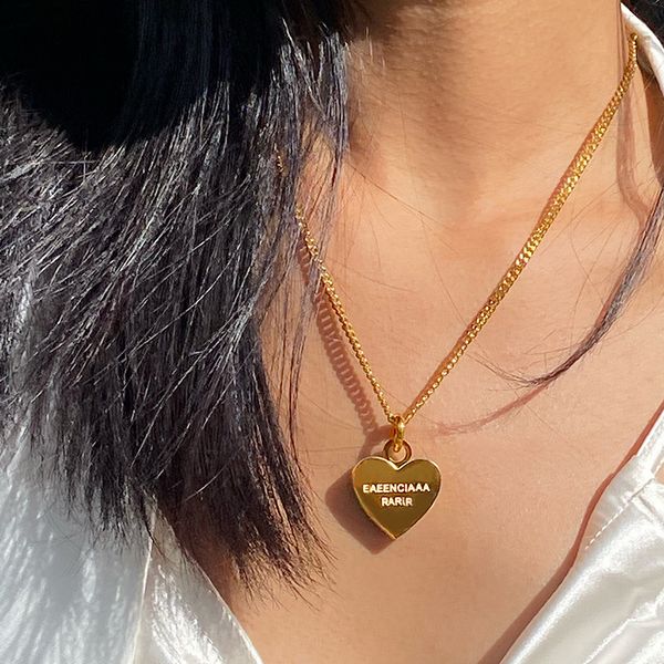 letter love necklace women's titanium steel colorless light and luxury small design advanced european and american ins, Silver
letter love necklace women's titanium steel colorless light and luxury small design advanced european and american ins, Silver