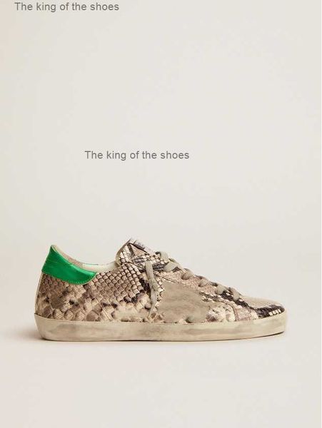 sole heel dirty shoe designer luxurious italian vintage handmade super-star ltd sneaker with snake leather upper and green laminated leather
sole heel dirty shoe designer luxurious italian vintage handmade super-star ltd sneaker with snake leather upper and green laminated leather
