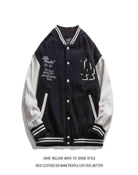 men039s jackets 2022 fashion spring autumn la embroidery women039s baseball jacket for coat couple varsity bomber boy3140010, Black;brown
men039s jackets 2022 fashion spring autumn la embroidery women039s baseball jacket for coat couple varsity bomber boy3140010, Black;brown