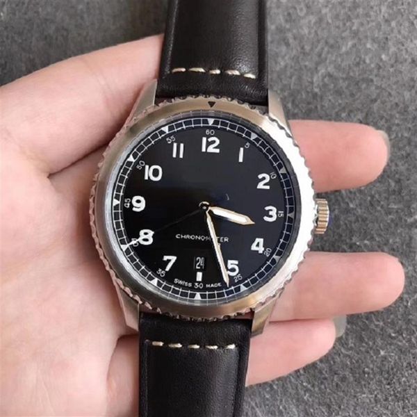 41mm automatic 2824 men watch wristwatch sapphire crystal waterproof a17314101b1x1 zf edition calfskin leather strap birthday 226l, Slivery;brown
41mm automatic 2824 men watch wristwatch sapphire crystal waterproof a17314101b1x1 zf edition calfskin leather strap birthday 226l, Slivery;brown