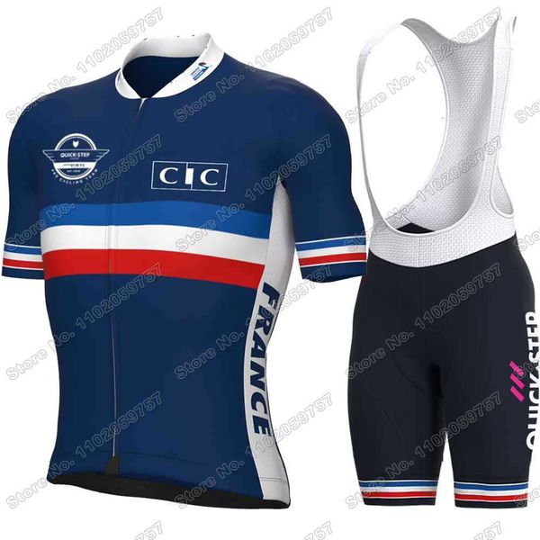 2022 France Cycling Jersey Set World Champion Quick Step Cycling Clothing Julian Alaphilippe Road Bike Shirts Suit MTB Maillot
2022 France Cycling Jersey Set World Champion Quick Step Cycling Clothing Julian Alaphilippe Road Bike Shirts Suit MTB Maillot