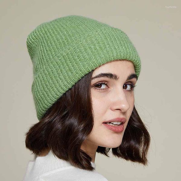 berets 13 colorway solid fur cashmere woman winter hat matched soft autumn bonnet warm skullies gift, Blue;gray
berets 13 colorway solid fur cashmere woman winter hat matched soft autumn bonnet warm skullies gift, Blue;gray