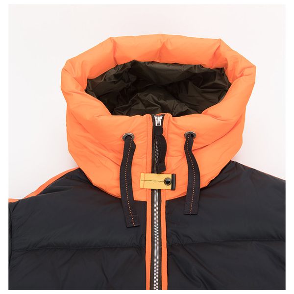 men downs and women high-necked jackets winter thicken windproof and warm duck down, Black
men downs and women high-necked jackets winter thicken windproof and warm duck down, Black