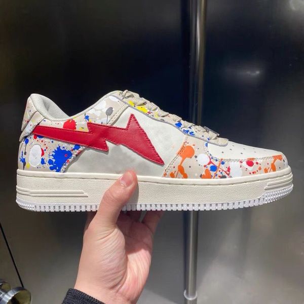 patent leather shoes designer sneaker women men shoe fashion trainer solid colors sneakers lace up trainers outdoor walking quality shark bl, Black
patent leather shoes designer sneaker women men shoe fashion trainer solid colors sneakers lace up trainers outdoor walking quality shark bl, Black