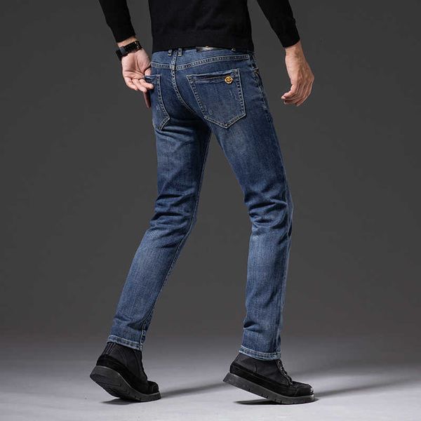 men's jeans designer autumn and winter new korean blue elastic slim fit brand pants fashion
men's jeans designer autumn and winter new korean blue elastic slim fit brand pants fashion