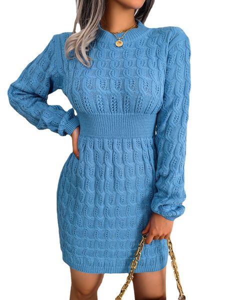 women turtleneck cable knit sweaters dress casual slim long sleeve mini pullover dresses, White;black
women turtleneck cable knit sweaters dress casual slim long sleeve mini pullover dresses, White;black