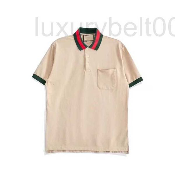 men's polos designer ribbon collar cotton polo double g embroidered short sleeved shirt t-shirt for men in paris 4p87, White;black
men's polos designer ribbon collar cotton polo double g embroidered short sleeved shirt t-shirt for men in paris 4p87, White;black