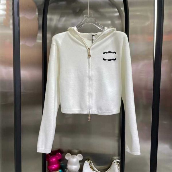 designer jacket autumn and winter new fashion hooded sweater ce letter embroidery simple versatile loose zipper knit sweater woman, White
designer jacket autumn and winter new fashion hooded sweater ce letter embroidery simple versatile loose zipper knit sweater woman, White