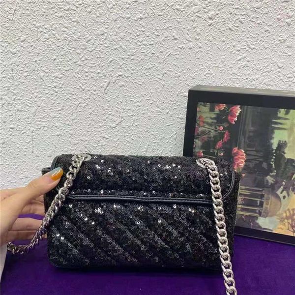 updated christmas limited version sequins cross body bags silver alloy thinck chains strap shoulder bags luxurys designers bags se213q
updated christmas limited version sequins cross body bags silver alloy thinck chains strap shoulder bags luxurys designers bags se213q