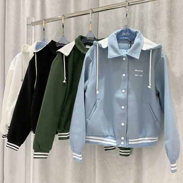 designer jacket ce family 22 autumn winter new color contrast patchwork hooded baseball letter embroidery age reducing college style top, Black;brown
designer jacket ce family 22 autumn winter new color contrast patchwork hooded baseball letter embroidery age reducing college style top, Black;brown