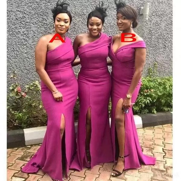 2023 african bridesmaid dresses fuchsia satin spring one shoulder off shoulder countryside garden mermaid formal wedding party gowns plus si, White;pink
2023 african bridesmaid dresses fuchsia satin spring one shoulder off shoulder countryside garden mermaid formal wedding party gowns plus si, White;pink
