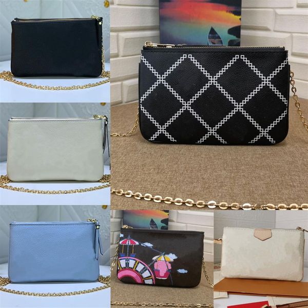 bags shoulder womens double zip pochette chain bags women empreinte shoulder designer high flower printed crossbody embossing handba264y
bags shoulder womens double zip pochette chain bags women empreinte shoulder designer high flower printed crossbody embossing handba264y