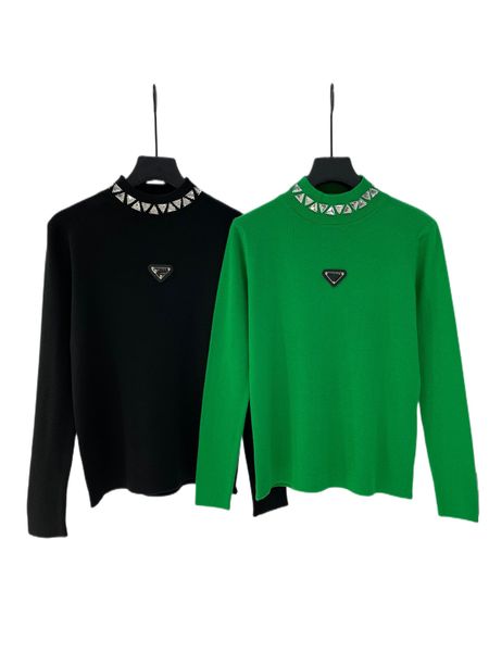 the latest autumn and winter heavy industry embroidery diamond medium high collar long sleeve knitting base coat, White;black
the latest autumn and winter heavy industry embroidery diamond medium high collar long sleeve knitting base coat, White;black