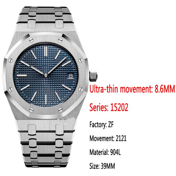 zf15202 mens watch cal.2121 automatic ultra-thin 8.6mm blue texture dial stick markers 904l stainless steel bracelet case, Slivery;brown
zf15202 mens watch cal.2121 automatic ultra-thin 8.6mm blue texture dial stick markers 904l stainless steel bracelet case, Slivery;brown